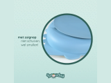 Bordje met verdeelvakken misty blue 2